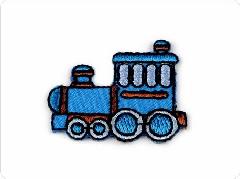 Felvasalható matrica kék mozdony.jpg