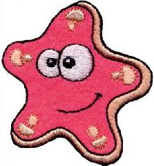 Felvasalható matrica rózsaszín tengeri csillag.jpg