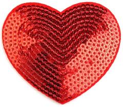 felvasalható folt - Flitteres szív - piros.jpg