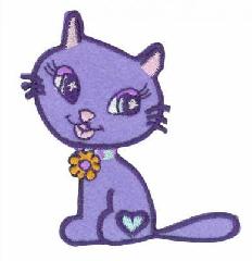 felvasalható matrica - lila színű cica.jpg